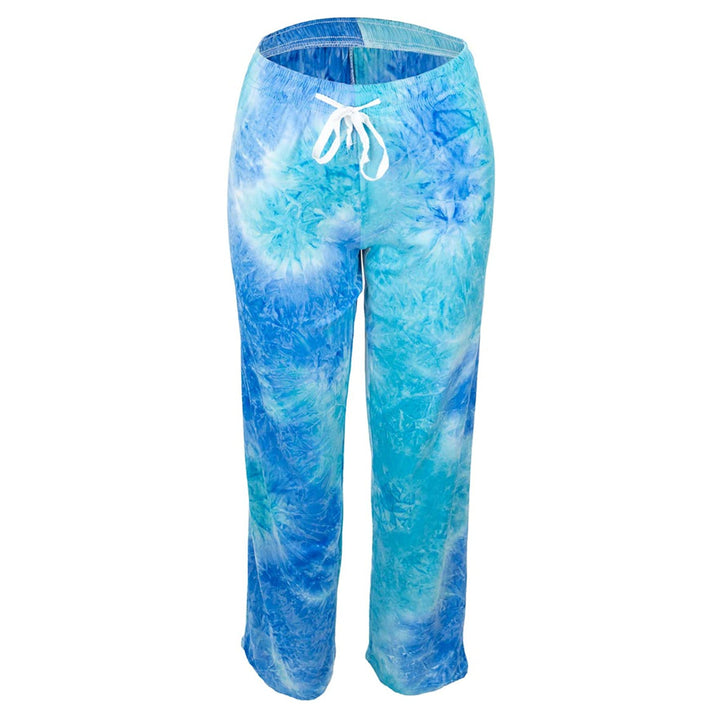 Hello Mello Aqua Tie Dye Lounge Pants