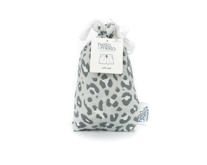 Hello Mello Cat Nap Leopard Lounge Shorts