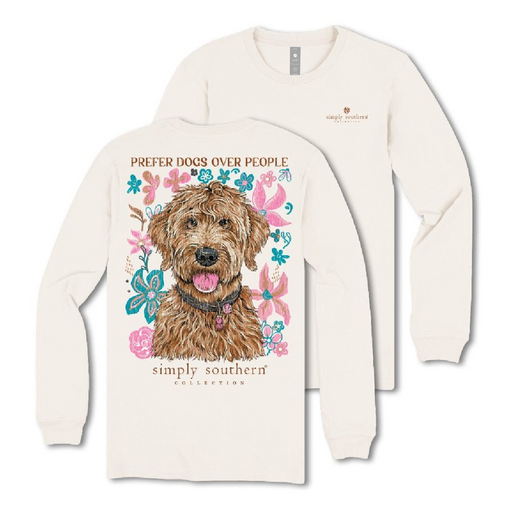 Simply Southern Youth Prefer Dogs over People T-shirt
