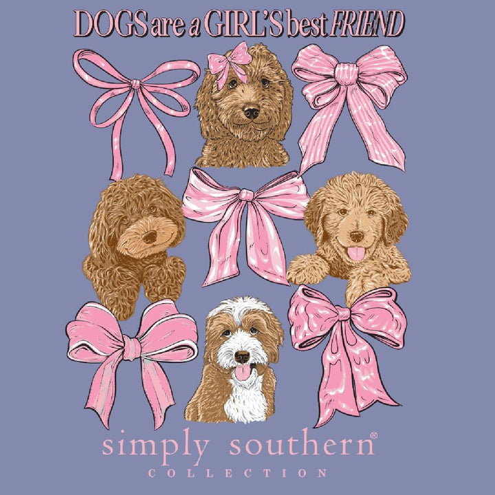 Simply Southern Youth Dogs Are A Girl's Friend T-shirt