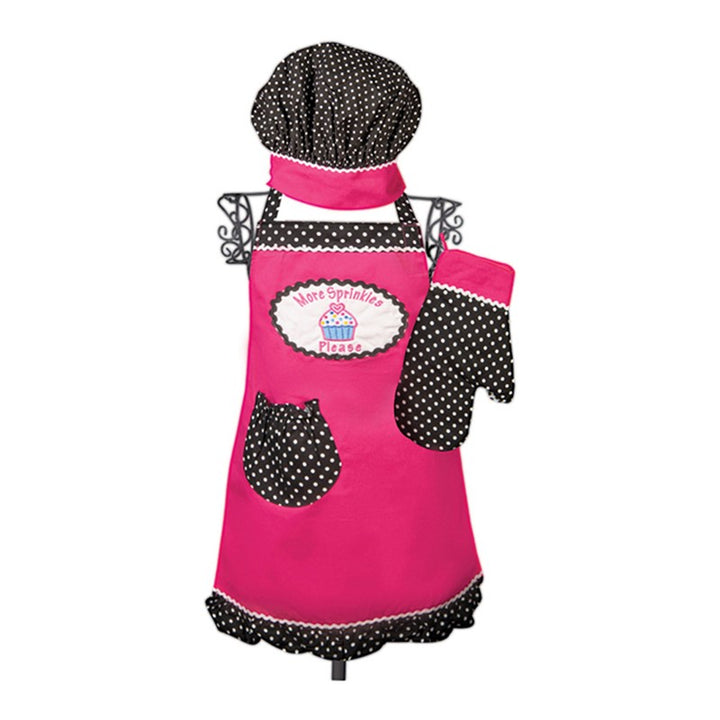 Kids Apron Set More Sprinkles Please