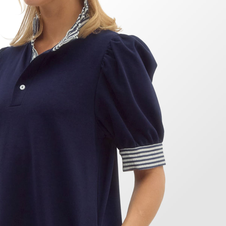 Navy Nautical Shift Dress