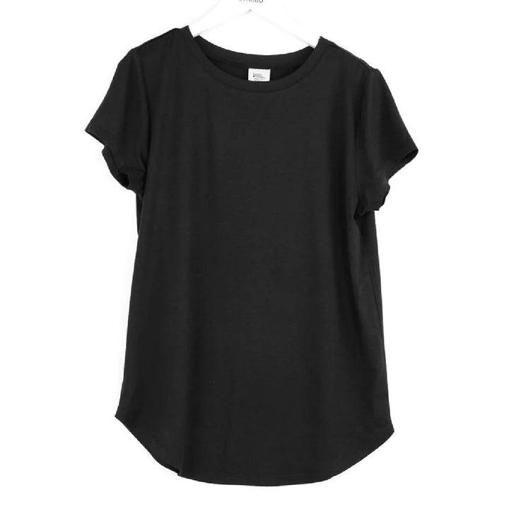 Hello Mello Black Lounge Top Shirt