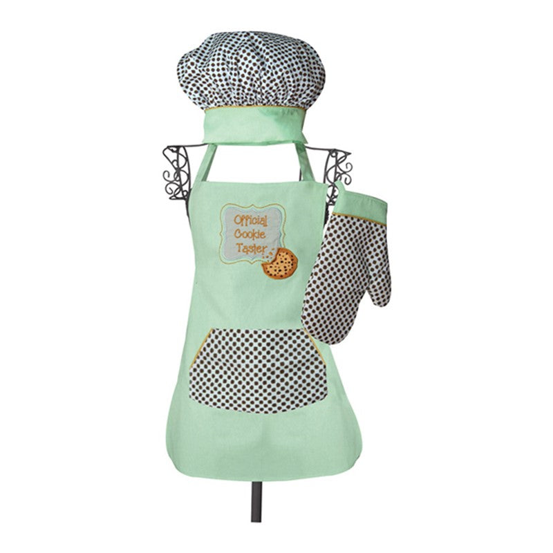 Kids Apron Set Official Cookie Taster