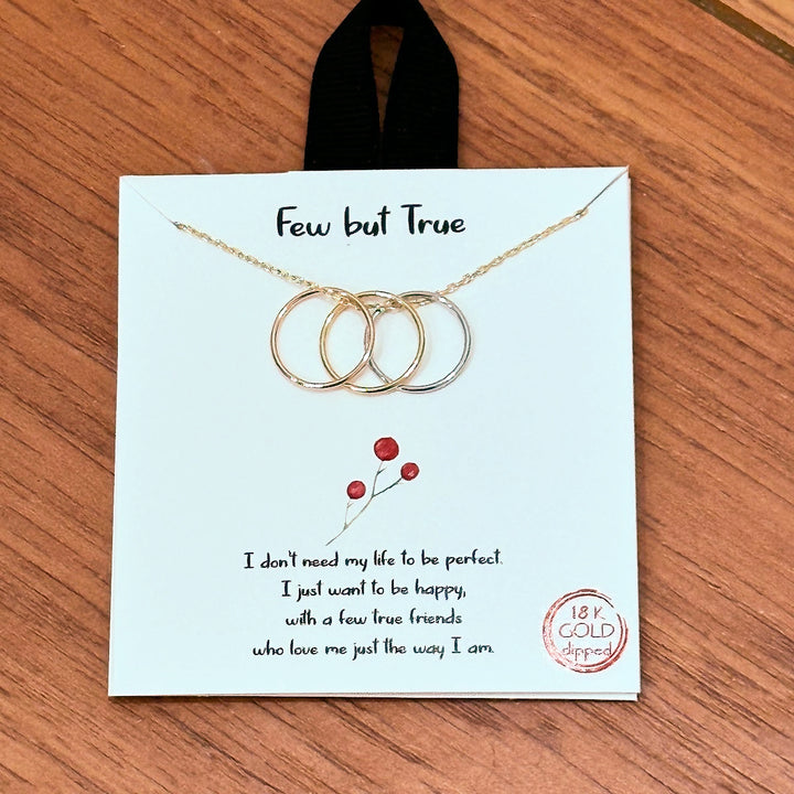Few But True Message Jewelry Necklace