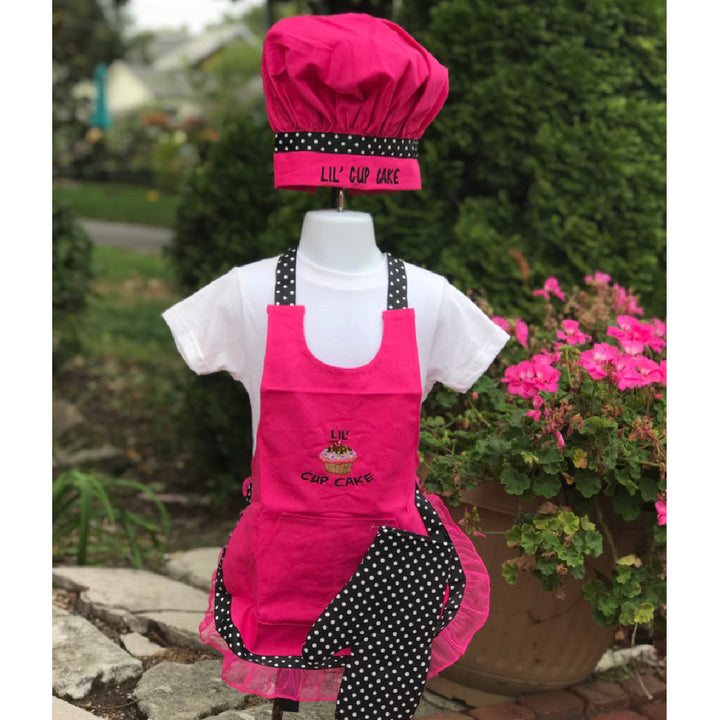 Kids Apron Set Lil Cupcake