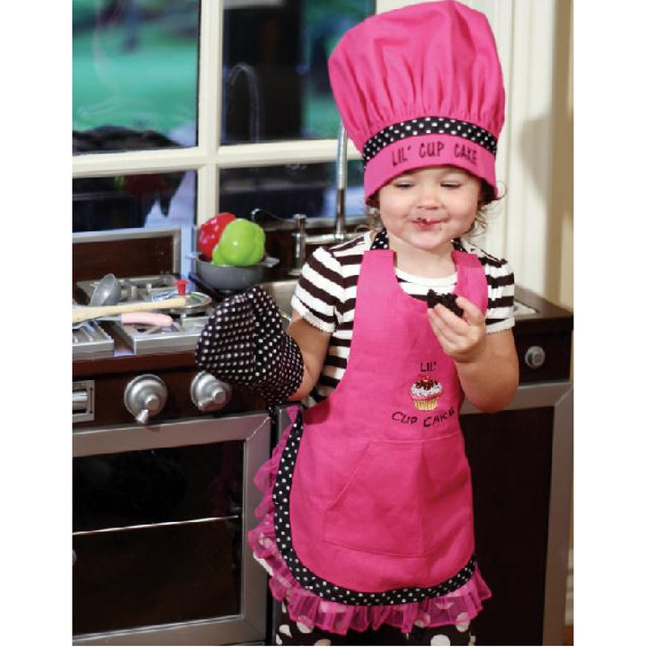 Kids Apron Set Lil Cupcake