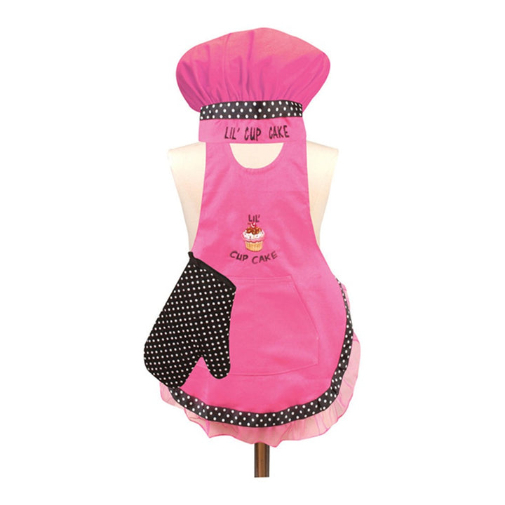 Kids Apron Set Lil Cupcake