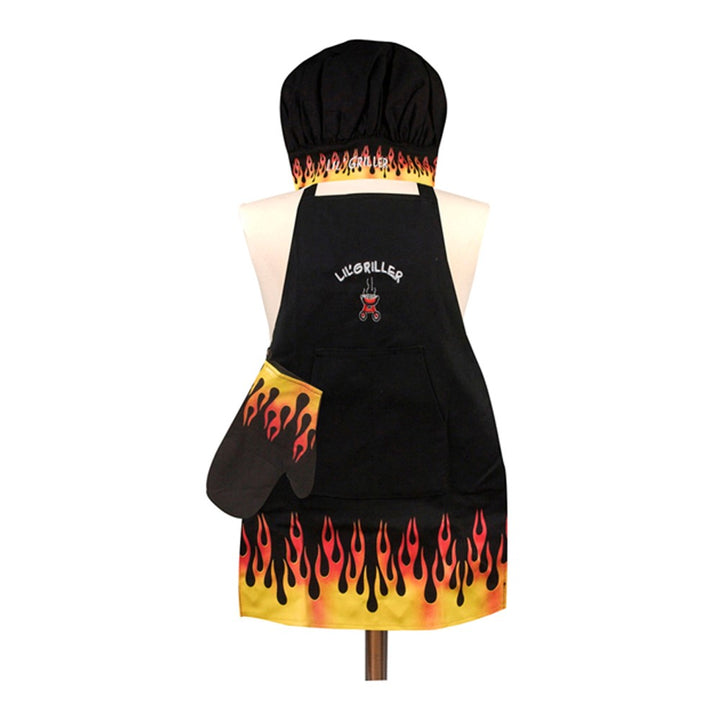 Kids Apron Set Lil Griller