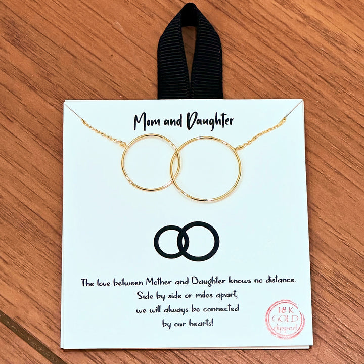 Mom and Daughter Necklace