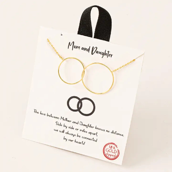 Mom and Daughter Necklace