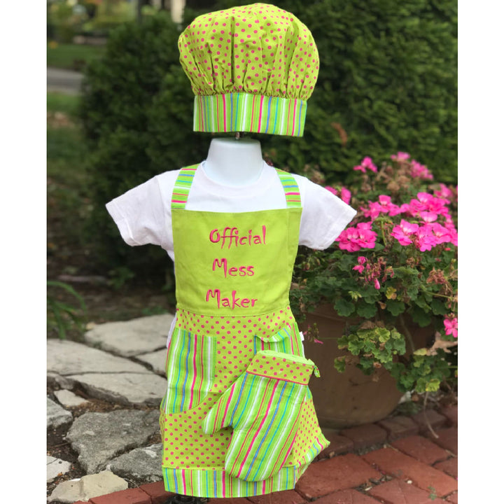 Kids Apron Set Official Mess Maker