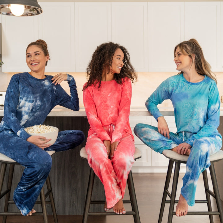 Hello Mello Navy Tie Dye Lounge Pants