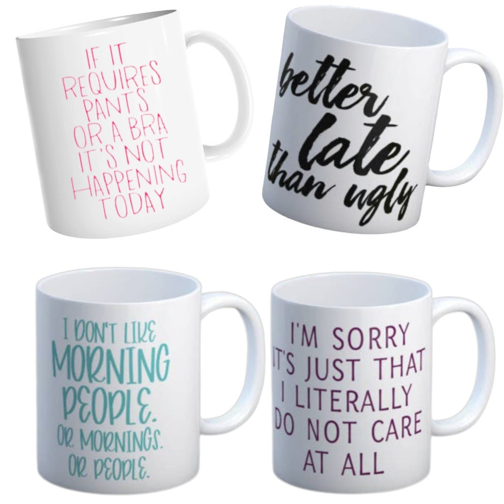 Coffee Mugs with Sayings – Serendipity Gifts