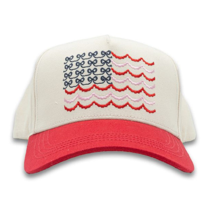 Simply Southern Patriotic Bow Flag Hat