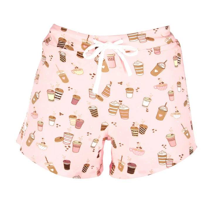 Amanda Blu Love at First Sip Coffee Lounge Shorts