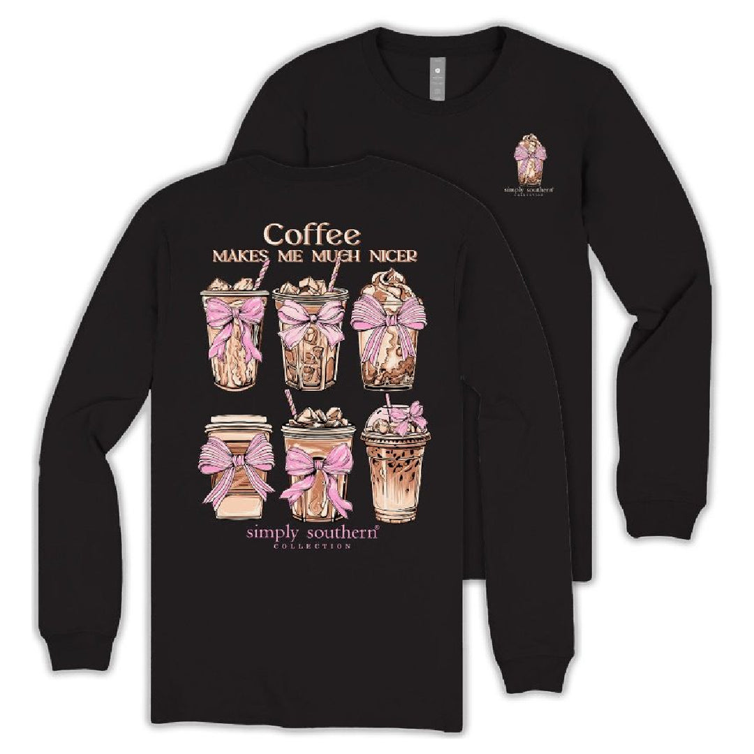 Simply Southern Coffee Makes Me Nicer T-shirt