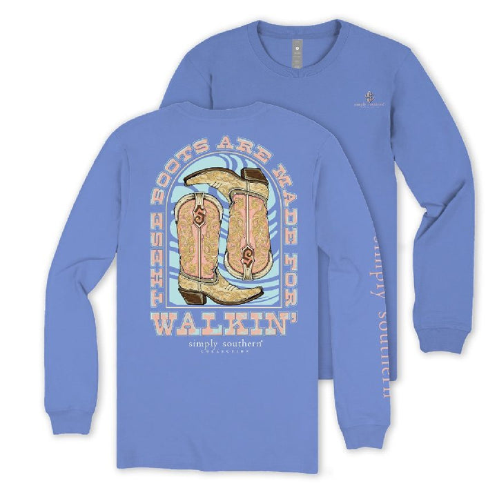 Simply Southern These Boots are Made for Walking T-shirt