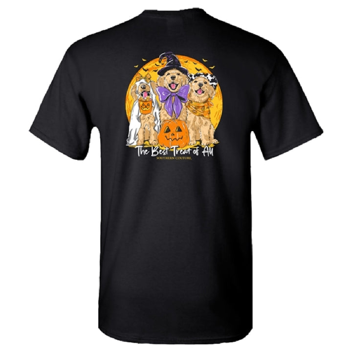 Southern Couture Halloween Dog Best Treat T-shirt