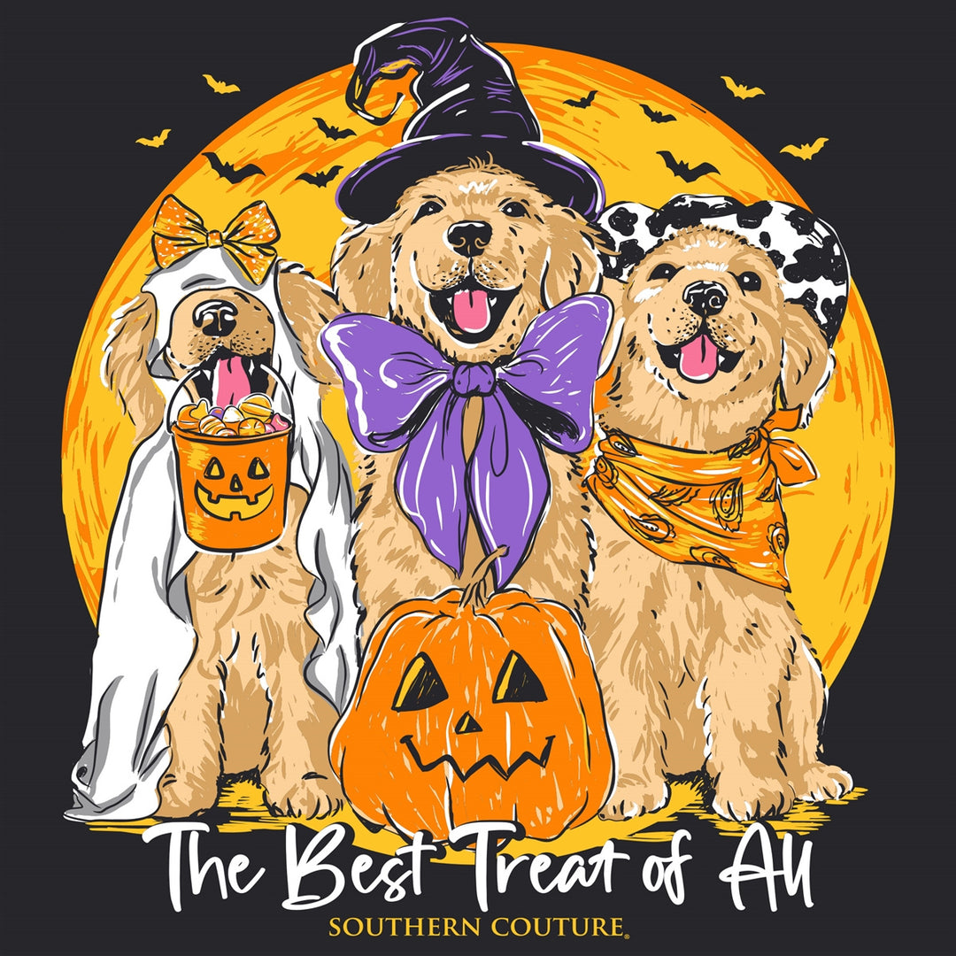 Southern Couture Halloween Dog Best Treat T-shirt