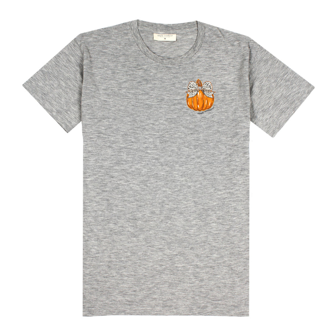 Simply Southern Fall Pumpkin Bow T-shirt