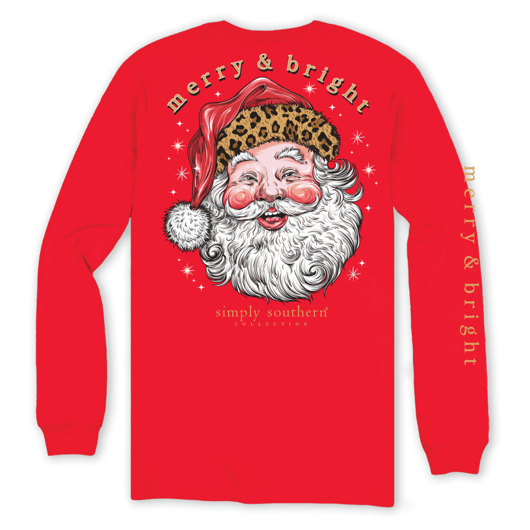 Simply Southern Christmas Santa Long Sleeve T-shirt