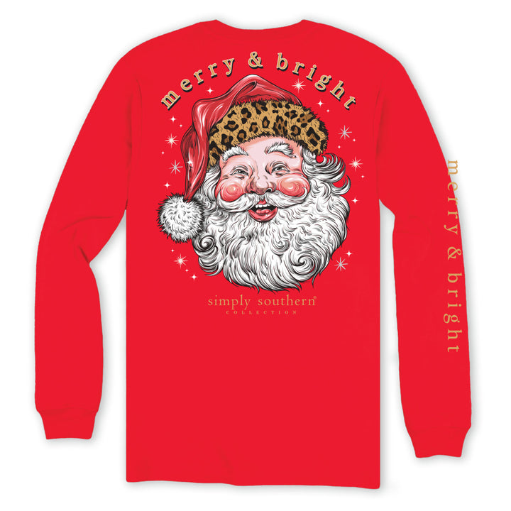 Simply Southern Christmas Santa Long Sleeve T-shirt