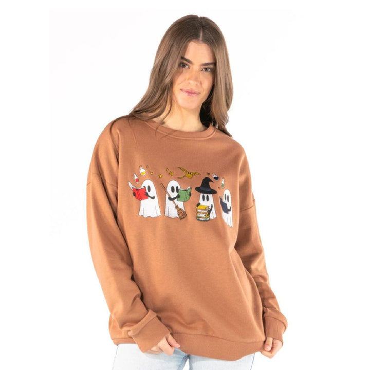 Simply Southern Fall Ghost Embroidered Crewneck
