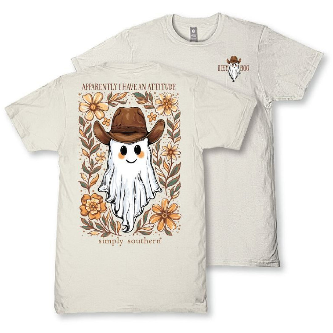 Simply Southern Halloween Ghost Attitude T-shirt