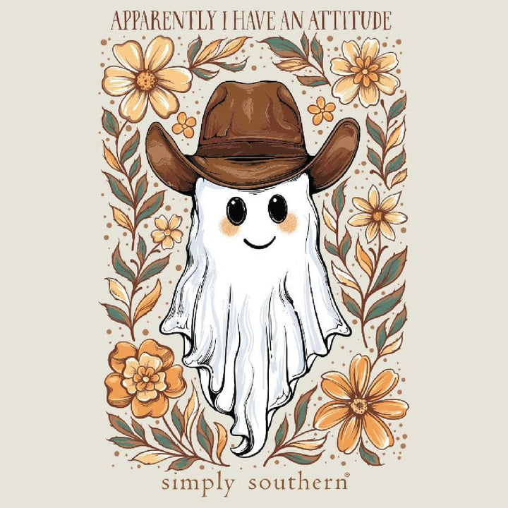 Simply Southern Halloween Ghost Attitude T-shirt