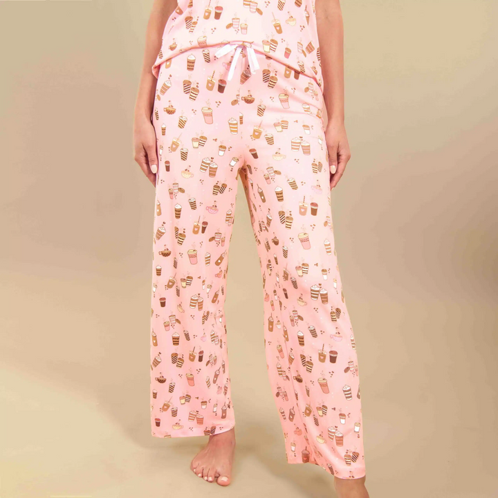 Amanda Blu Love at First Sip Coffee Lounge Pants