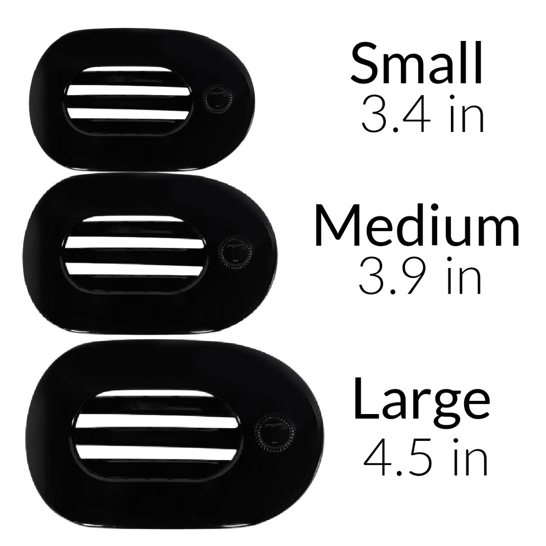 Teleties Small Flat Oval Hair Clip