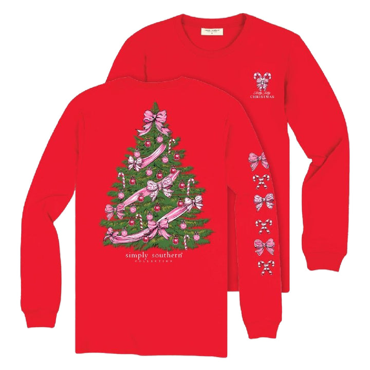 Simply Southern Christmas Tree Long Sleeve T-shirt