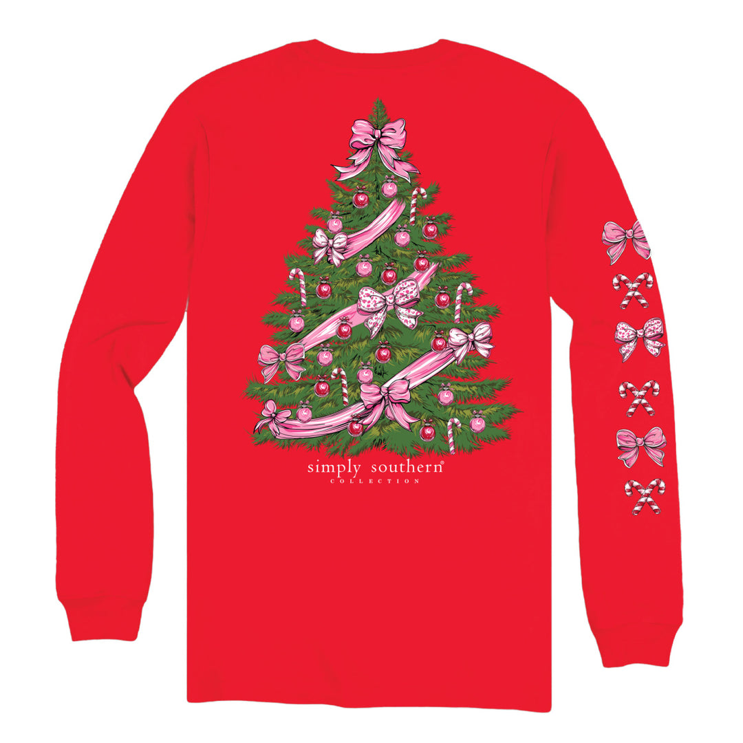 Simply Southern Christmas Tree Long Sleeve T-shirt