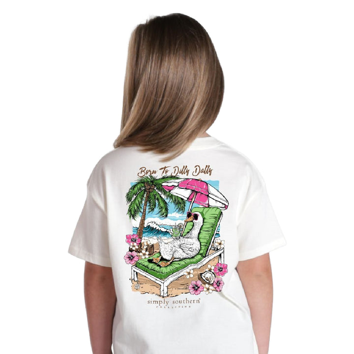 Simply Southern Youth Dilly Dally Goose T-Shirt