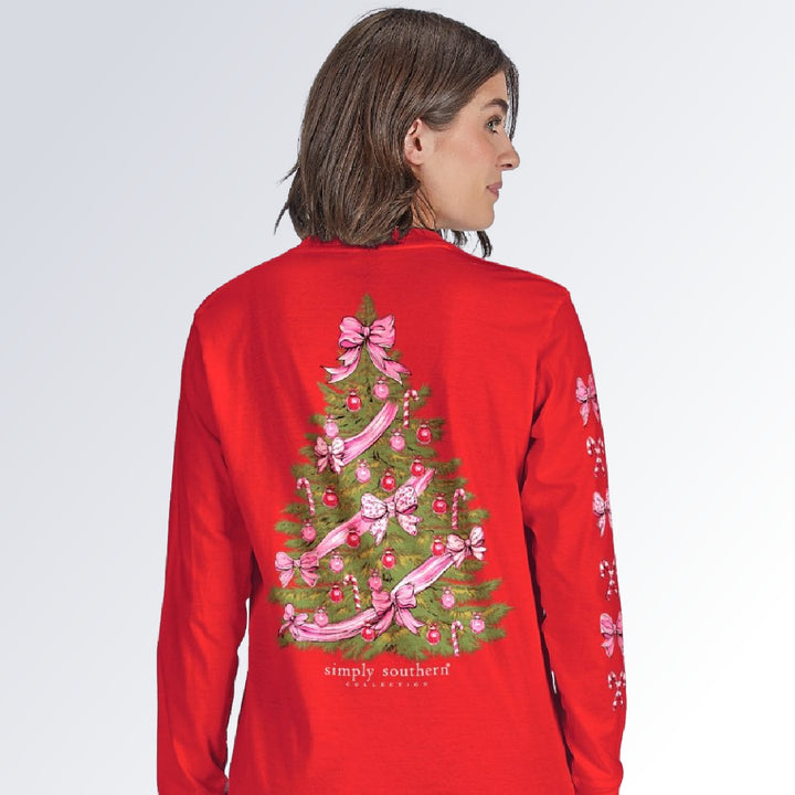 Simply Southern Christmas Tree Long Sleeve T-shirt